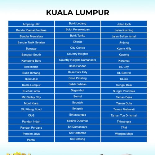 Kuala Lumpur DD Cold Chain Express Courier Frozen Delivery Coverage Area